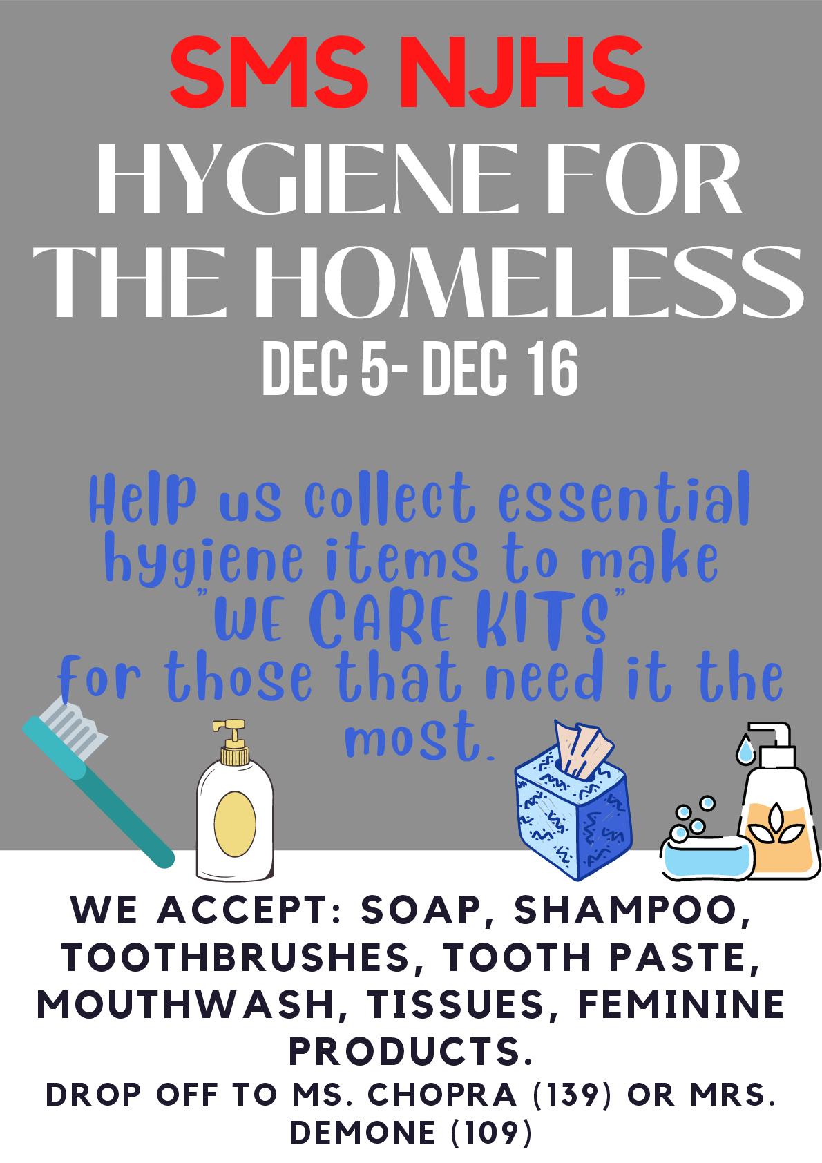 Hygiene for Homeless